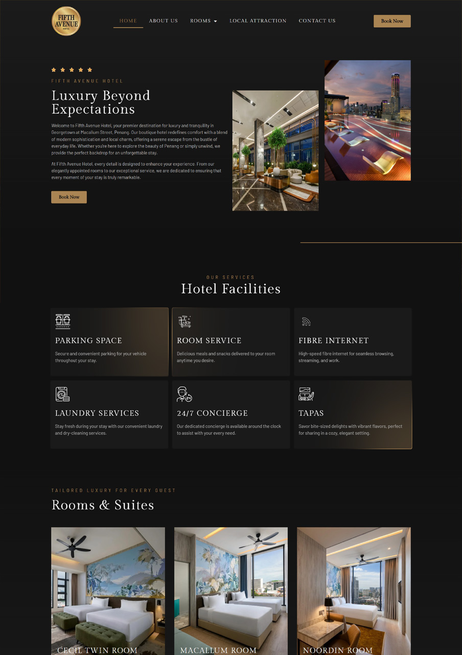 Fifth Avenue Hotel — Hospitality